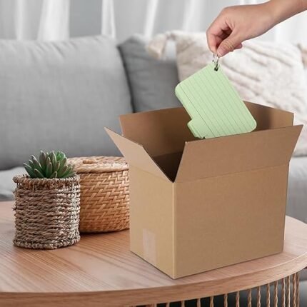 8X6X6 inch corrugated brown boxes - 3 ply, BROWN, Pack of - 25