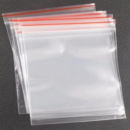 Zip Lock Covers Storage Pouch Bags, 10 x 14 inches, 50 Pieces (Transparent)